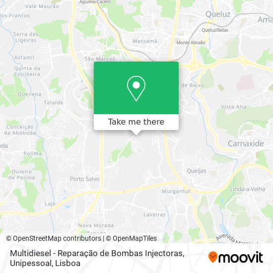 Multidiesel - Reparação de Bombas Injectoras, Unipessoal map