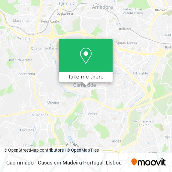 Caemmapo - Casas em Madeira Portugal map