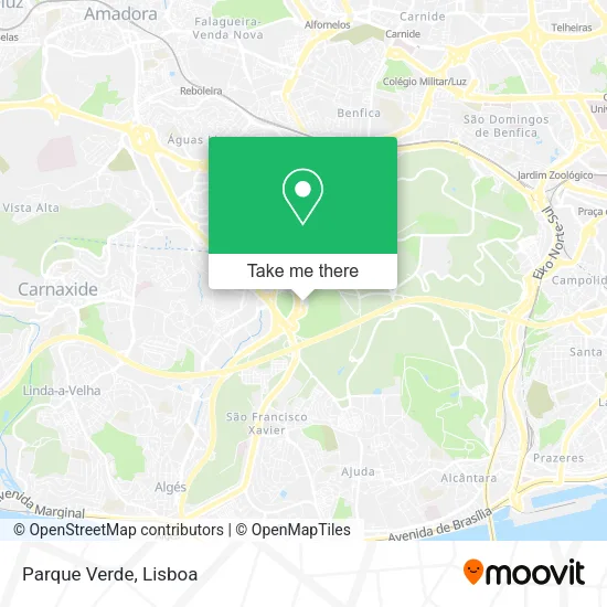 Parque Verde map