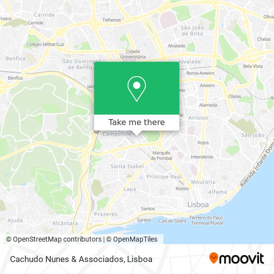 Cachudo Nunes & Associados map