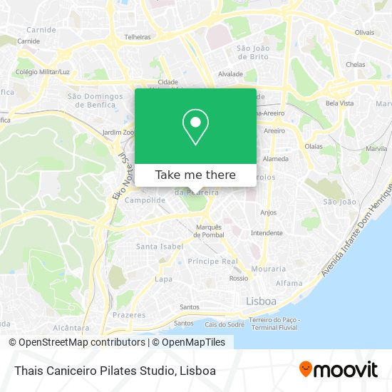 Thais Caniceiro Pilates Studio map