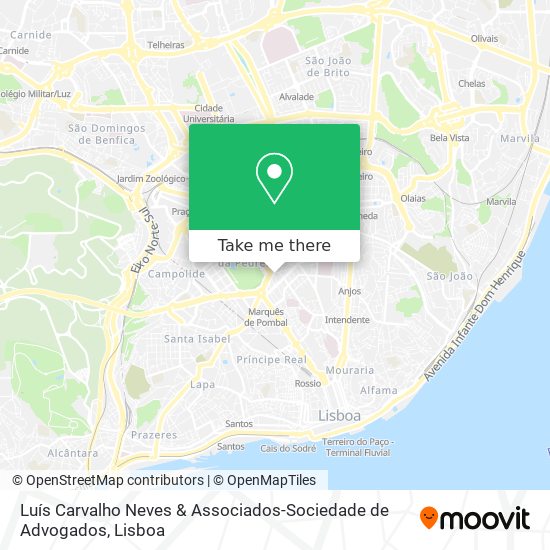 Luís Carvalho Neves & Associados-Sociedade de Advogados map