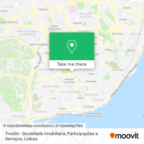 Troidis - Sociedade Imobiliária, Participações e Serviços mapa