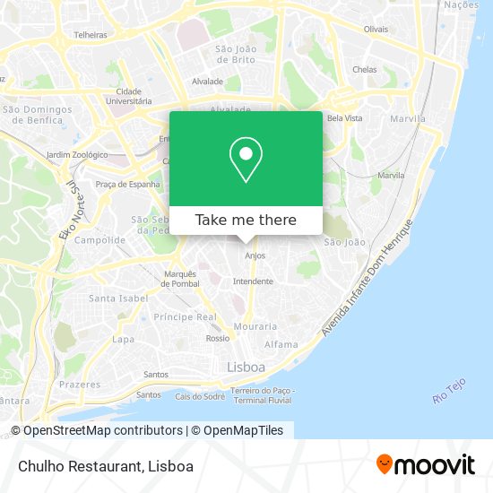 Chulho Restaurant map