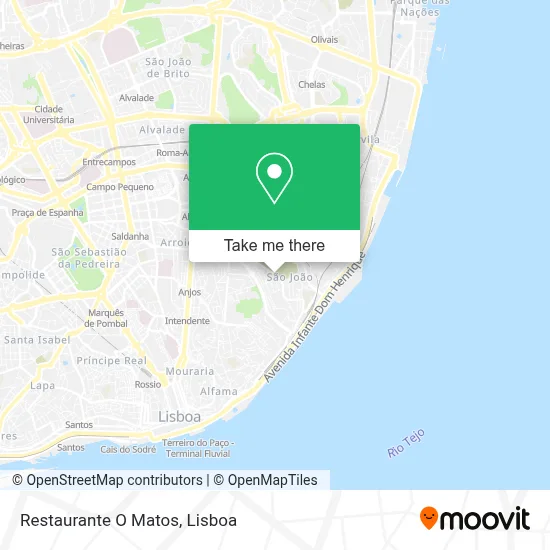 Restaurante O Matos map