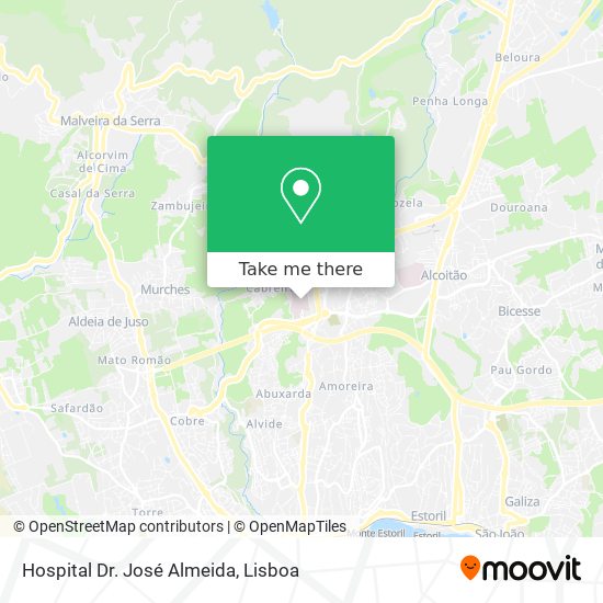 Hospital Dr. José Almeida map