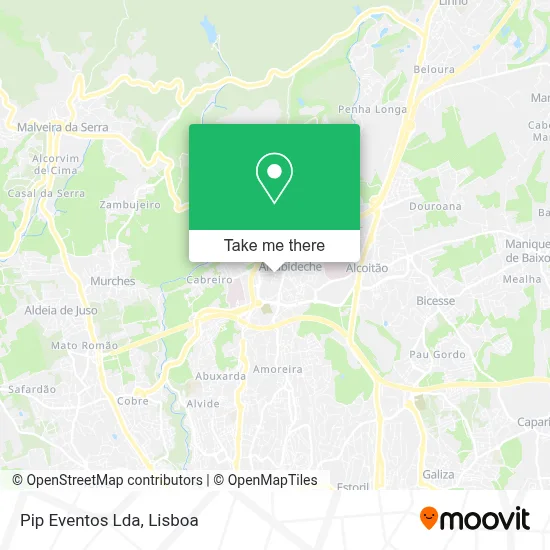 Pip Eventos Lda map