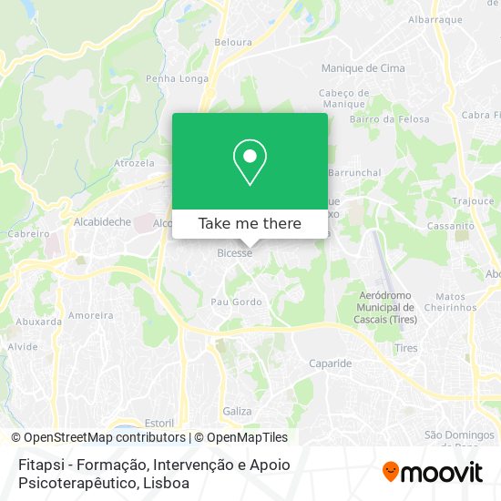 Fitapsi - Formação, Intervenção e Apoio Psicoterapêutico map