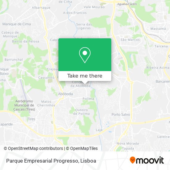 Parque Empresarial Progresso mapa
