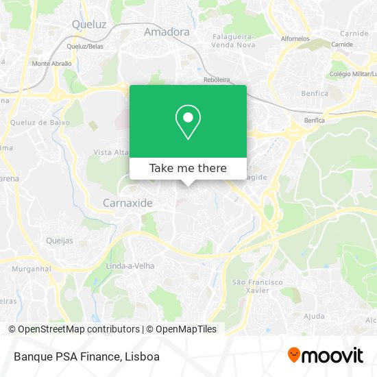 Banque PSA Finance mapa
