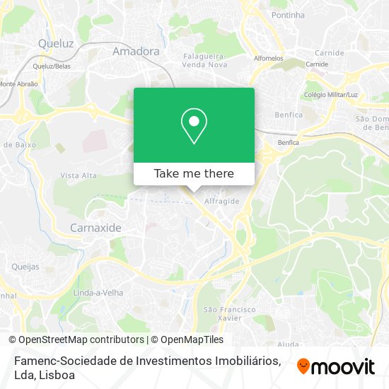 Famenc-Sociedade de Investimentos Imobiliários, Lda map