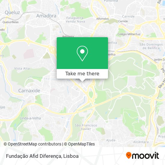 Fundação Afid Diferença mapa