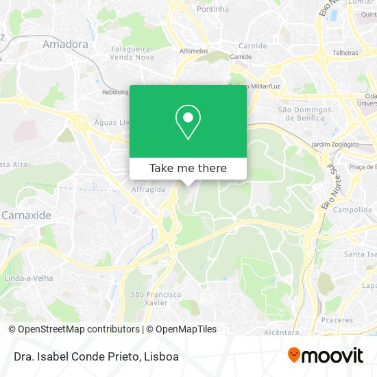 Dra. Isabel Conde Prieto map