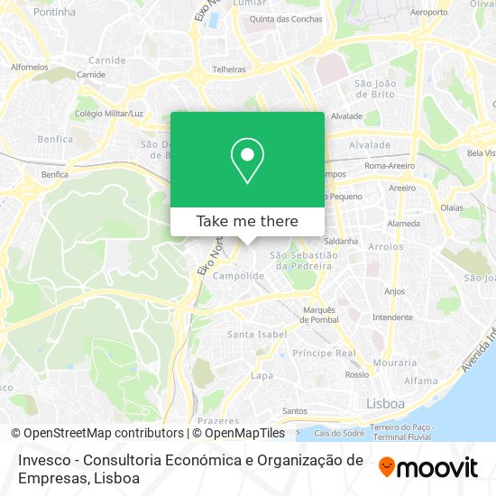 Invesco - Consultoria Económica e Organização de Empresas map