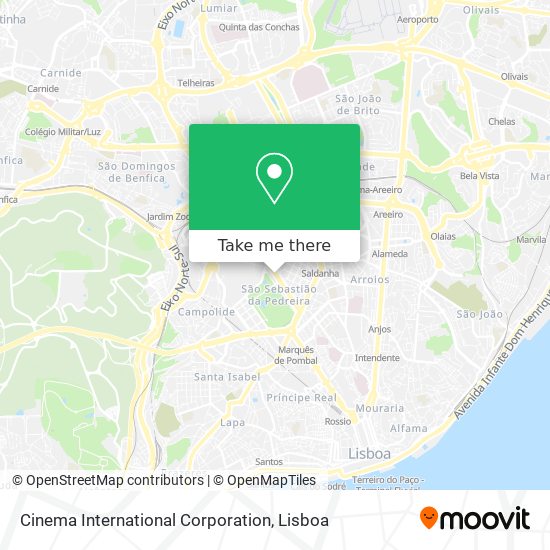 Cinema International Corporation map