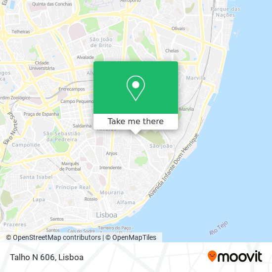 Talho N 606 mapa