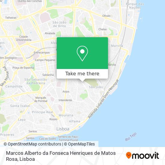 Marcos Alberto da Fonseca Henriques de Matos Rosa map