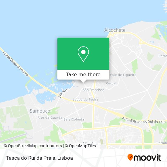 Tasca do Rui da Praia mapa