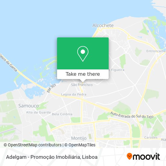 Adelgam - Promoçâo Imobiliária map