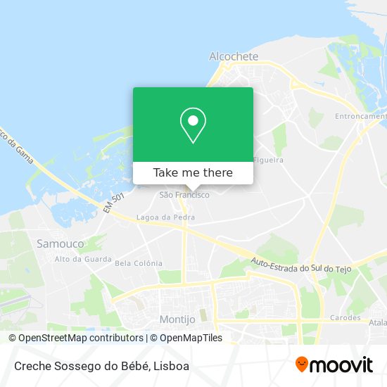 Creche Sossego do Bébé map