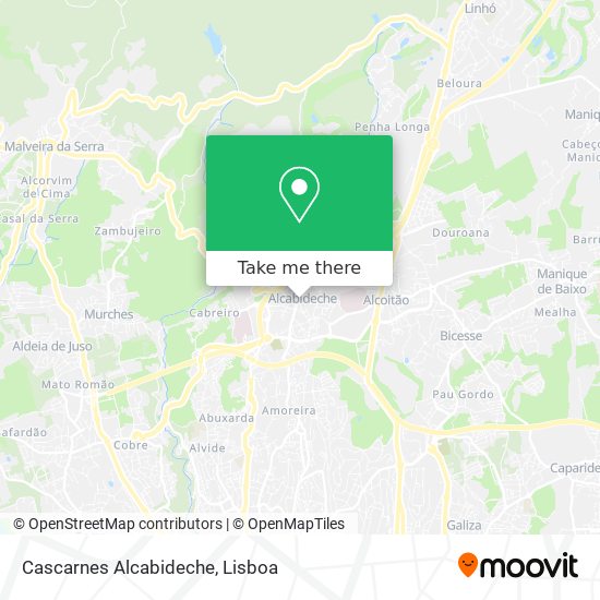 Cascarnes Alcabideche mapa