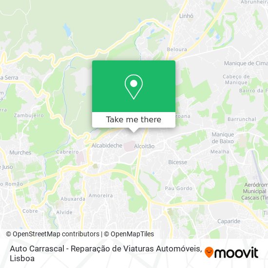Auto Carrascal - Reparação de Viaturas Automóveis map