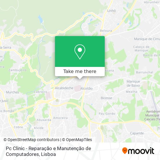 Pc Clinic - Reparação e Manutenção de Computadores map