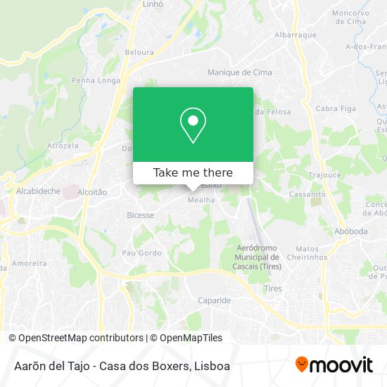 Aarõn del Tajo - Casa dos Boxers mapa