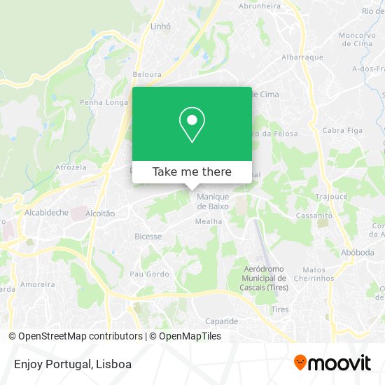 Enjoy Portugal map