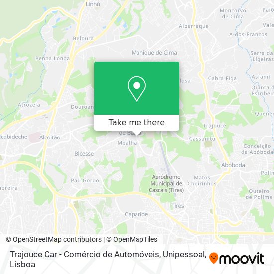 Trajouce Car - Comércio de Automóveis, Unipessoal mapa