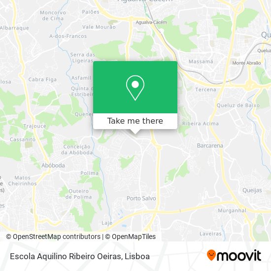 Escola Aquilino Ribeiro Oeiras map