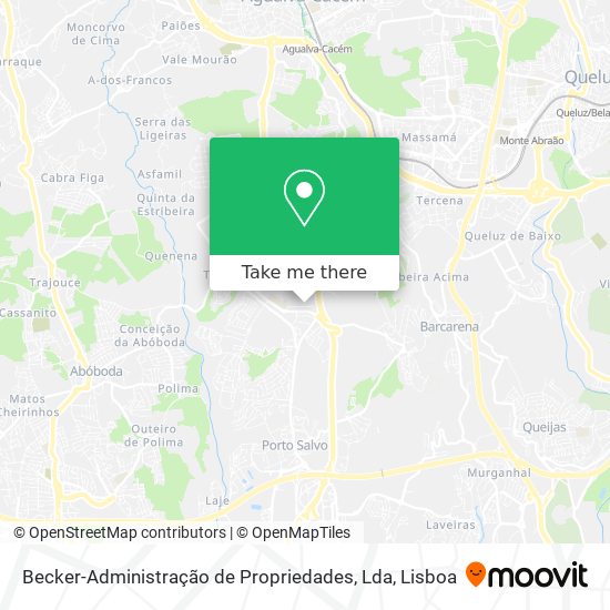 Becker-Administração de Propriedades, Lda map