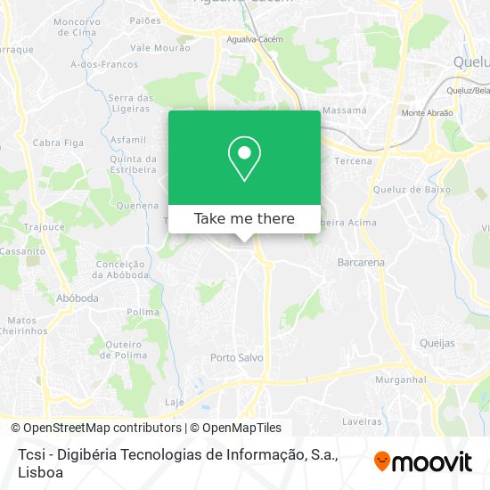 Tcsi - Digibéria Tecnologias de Informação, S.a. mapa