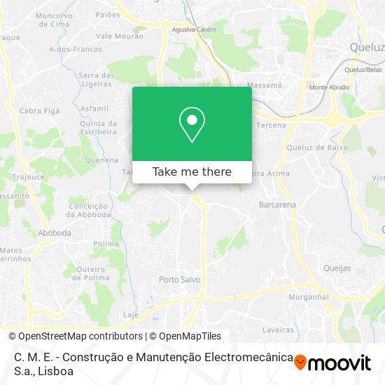 C. M. E. - Construção e Manutenção Electromecânica S.a. map