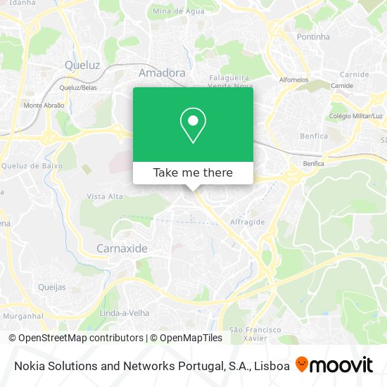 Nokia Solutions and Networks Portugal, S.A. map