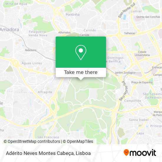 Adérito Neves Montes Cabeça map