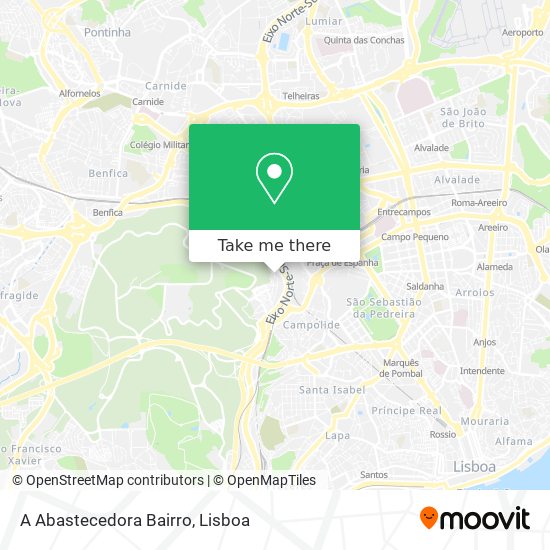 A Abastecedora Bairro mapa