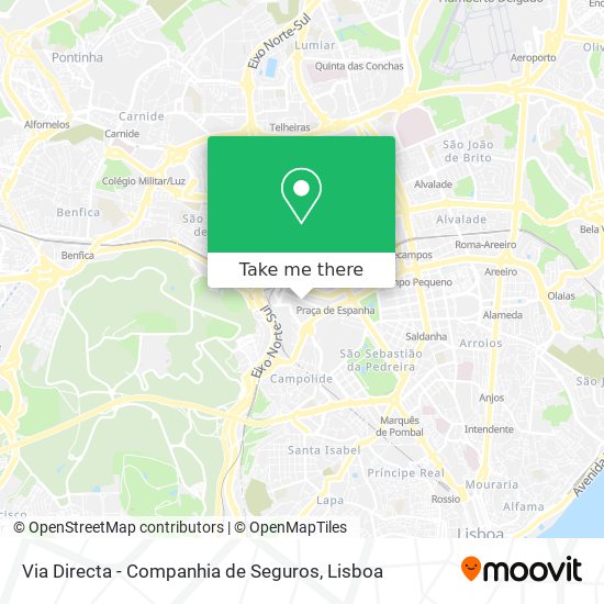 Via Directa - Companhia de Seguros mapa