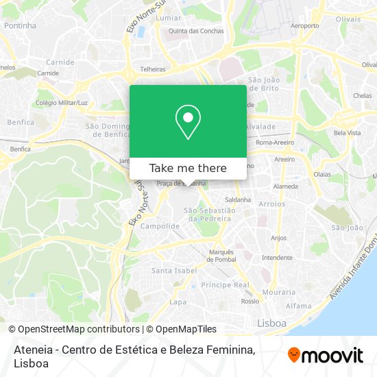 Ateneia - Centro de Estética e Beleza Feminina map