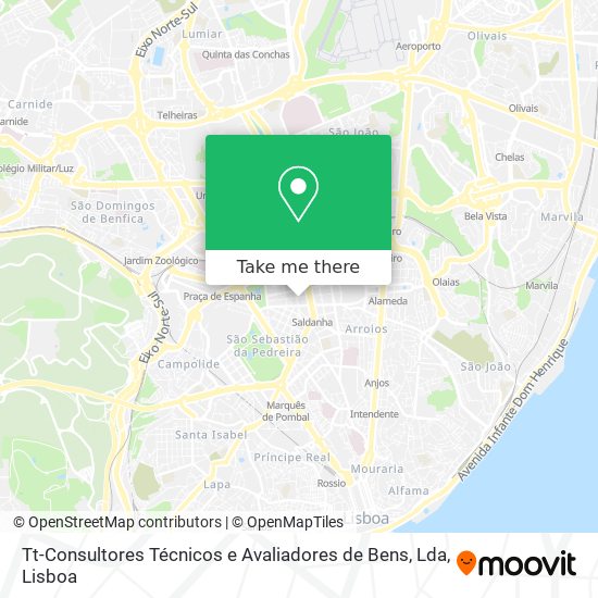 Tt-Consultores Técnicos e Avaliadores de Bens, Lda map