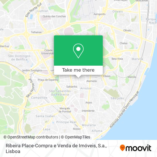 Ribeira Place-Compra e Venda de Imóveis, S.a. map