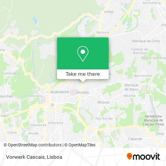 Vorwerk Cascais mapa