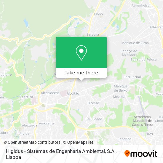Higidus - Sistemas de Engenharia Ambiental, S.A. mapa