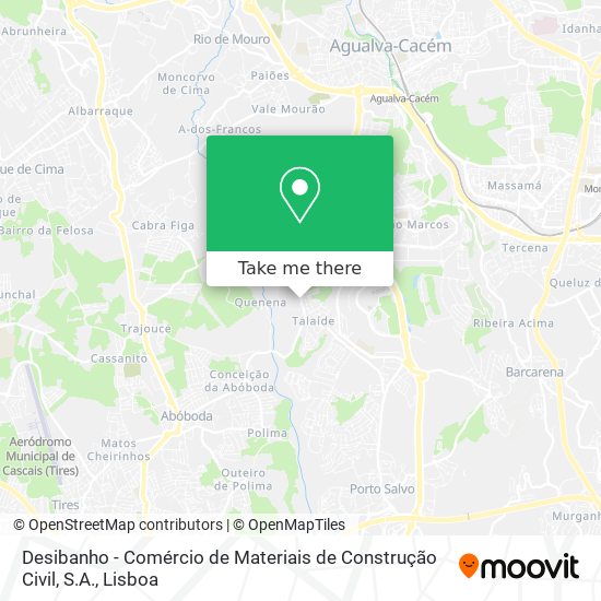 Desibanho - Comércio de Materiais de Construção Civil, S.A. map