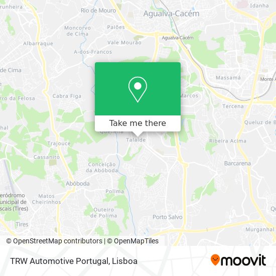 TRW Automotive Portugal map