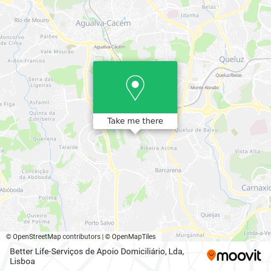 Better Life-Serviços de Apoio Domiciliário, Lda map