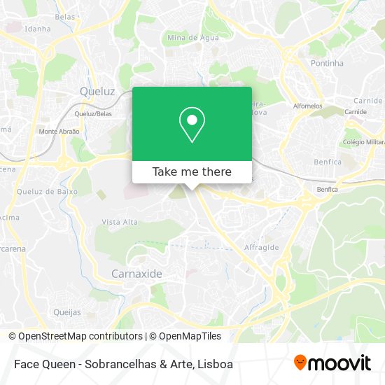 Face Queen - Sobrancelhas & Arte mapa