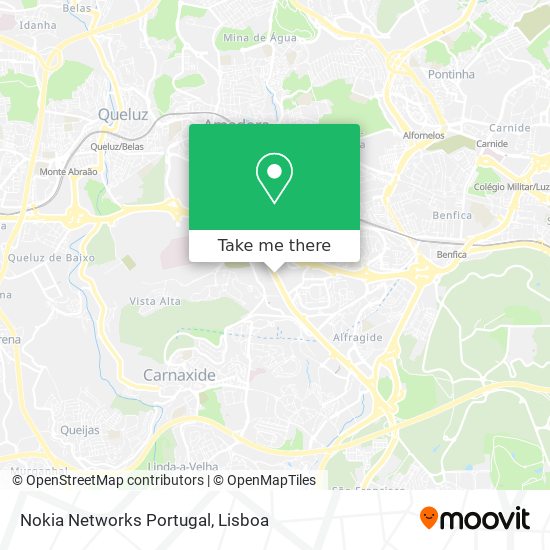 Nokia Networks Portugal map