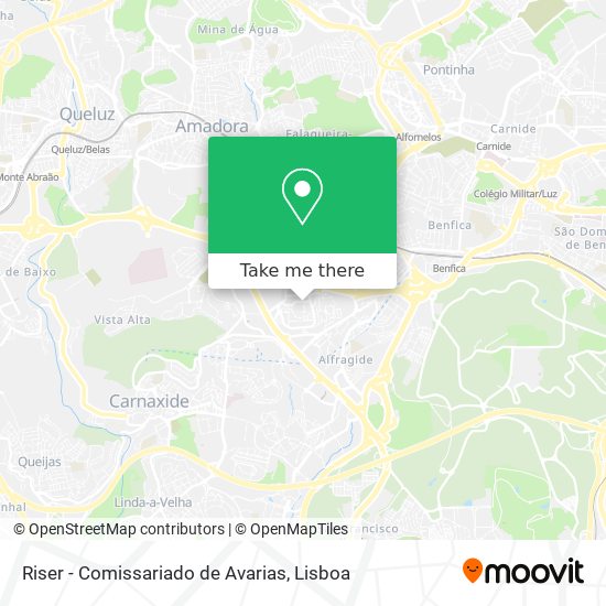Riser - Comissariado de Avarias map