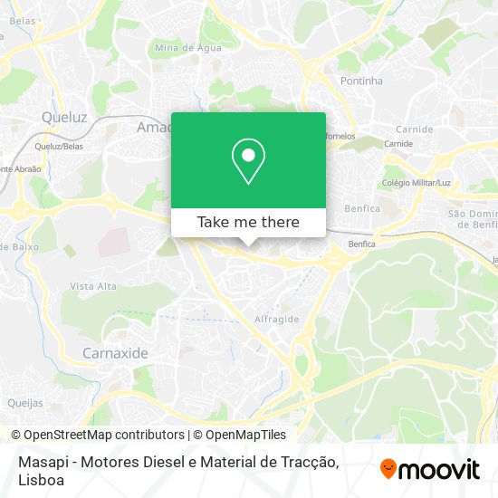 Masapi - Motores Diesel e Material de Tracção mapa